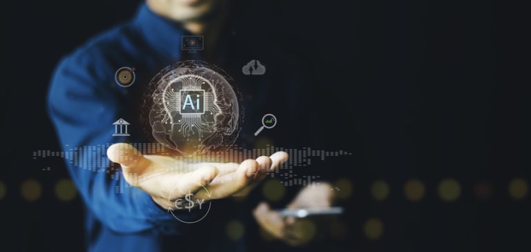 Concept of AI in digital marketing